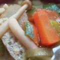あゆたっくん's cooksnap of when they made ★☆油揚げ de 豚汁風みそ汁★☆.