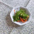yesmama's cooksnap of when they made 簡単　人参とピーマンの塩昆布和え♡.