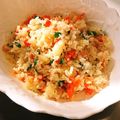 キラキラもぐたん's cooksnap of when they made フライパンで簡単♪まるで冷凍のエビピラフ.