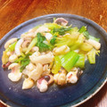 ちゃちゃまる26's cooksnap of when they made ✿イカゲソとチンゲン菜のオイマヨ炒め✿.