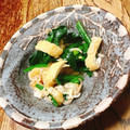 ちゃちゃまる26's cooksnap of when they made 桜えびと油揚げ❤ほうれん草の煮浸し｡ஐஃ.