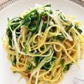 ジョジョ0601's cooksnap of when they made じゃこと水菜のパスタ.