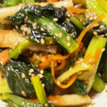 korkor7's cooksnap of when they made ちくわと小松菜のナムル.