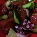 すいーぷりん's cooksnap of when they made トマトとタコときゅうりのポン酢和え.