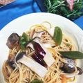クック4JJMG3☆'s cooksnap of when they made さんま缶と豆苗で！ボリュームトマトパスタ.