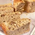 ストレス発散のami's cooksnap of when they made きな粉小豆シフォンケーキ.