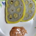 クックH86AFM☆'s cooksnap of when they made 私のからし蓮根の食べ方(*^ー^)ノ♪.