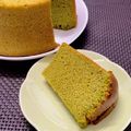 ☆あいちゃん's cooksnap of when they made ほろ苦で大人味♡抹茶の酵母シフォンケーキ.