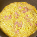 クックHK5BA7☆'s cooksnap of when they made 材料2つだけ！簡単キャベツのたまご焼き.