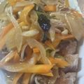 cicamama's cooksnap of when they made 豚ロースの野菜あんかけ.