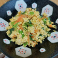 まお☆ゆいママ's cooksnap of when they made ほうれん草と桜えびの山吹和え.