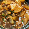 クッkuu☆'s cooksnap of when they made 絶品☆大根と挽き肉のそぼろ煮.