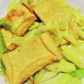 クックY08S17☆'s cooksnap of when they made 簡単♡キャベツと油揚げの柚子胡椒炒め.