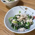 ゆーか1107's cooksnap of when they made ささみとほうれん草のごま和え.