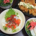 2児ママみきてぃ's cooksnap of when they made お刺身盛り合わせで・海鮮丼.