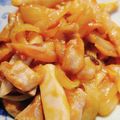 ゆかいなゆったん's cooksnap of when they made 10分！エリンギと豚こまケチャップ炒め♪.