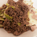 sst02☆'s cooksnap of when they made 【やみつき】小松菜とひき肉のオイマヨ炒め.