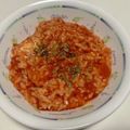 sayaendo＊'s cooksnap of when they made 余ったトマト缶で絶品トマトチーズリゾット.