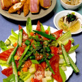 ルぴあ's cooksnap of when they made まるごとトマトときゅうりとアスパラサラダ.
