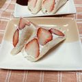 なちぞぞぞ's cooksnap of when they made フルーツサンド イチゴ.