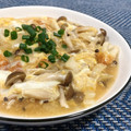 ☆のん☆☆'s cooksnap of when they made ☼麺つゆで簡単♪ちくわとしめじの卵とじ.