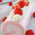 yumi＊kon's cooksnap of when they made いちごチョコロールケーキ.