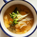 ありみりん♡'s cooksnap of when they made かぼちゃと玉ねぎと油揚げのみそ汁.