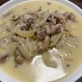 ＡＨＯ's cooksnap of when they made ■かんたん！豚肉と小松菜のみそクリーム煮.