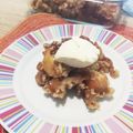 きっこ＠南西フランス's cooksnap of when they made 簡単だけど絶品！アップルクランブル！.