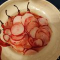 Lake☆Erie's cooksnap of when they made ほんのりピンクのラディッシュの甘酢漬け.
