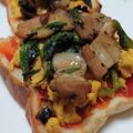 TaniYuri's cooksnap of when they made 惣菜パンのような★ごちそうトースト.
