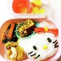 さつき⭐ママ's cooksnap of when they made キティちゃん弁当（キャラ弁）.
