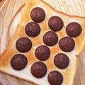 クック5E2Q86☆'s cooksnap of when they made チョコトースト.