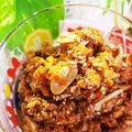 ゆるмαмα's cooksnap of when they made 柿の種で作る食べるラー油！.