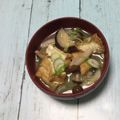 おはなすき's cooksnap of when they made 厚揚げときのこのみそ汁簡単ダイエットにも.