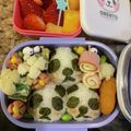 ほけきょ♪'s cooksnap of when they made コロコロ～❀パンダおにぎり♬.
