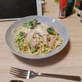 さらまんマルシェ's cooksnap of when they made ブロッコリーとツナのクリームパスタ.