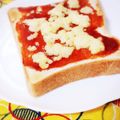 ふうはっちゃん's cooksnap of when they made チーズ好きにおすすめ♡ピザトースト♡.