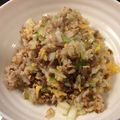 ベティ３'s cooksnap of when they made ネギと白菜の納豆チャーハン.