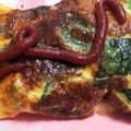 Luxemburg's cooksnap of when they made 材料４つ！簡単なほうれん草オムレツ.