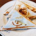 レインボーライス's cooksnap of when they made キャベツ・チーズ・ハムのホットサンド.
