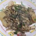 きらり流れ星's cooksnap of when they made 長芋ときのこのオイスターソース炒め.