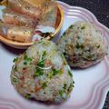 うたかた。's cooksnap of when they made 梅おかかとスプラウトのおむすび.