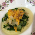 Mimiromi's cooksnap of when they made えのきだけときゅうりと卵の和え物.
