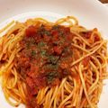 さちぶた♪'s cooksnap of when they made 【缶詰で簡単パスタ】ボロネーゼクリーム.