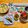 komutatata's cooksnap of when they made 箸休め♪菜の花トマトで海苔胡麻和え.