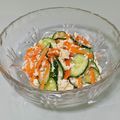 キンプリ's cooksnap of when they made 〖栄養満点♡胡瓜と人参の白和えサラダ〗.