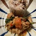 ホットマロンラテ's cooksnap of when they made タイ風♡豚肉のバジル炒め飯.