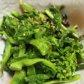 プリズンブレイク's cooksnap of when they made 粒マスタードと塩昆布で☆菜の花サラダ.