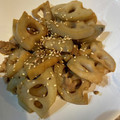 菜鳳子's cooksnap of when they made 蓮根とひき肉の甘辛炒め.